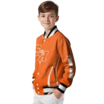 customized sam houston bearkats chevron arrow orange varsity jacket best selling.webp