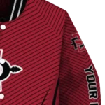 customized san diego state aztecs chevron arrow red varsity jacket best selling.webp
