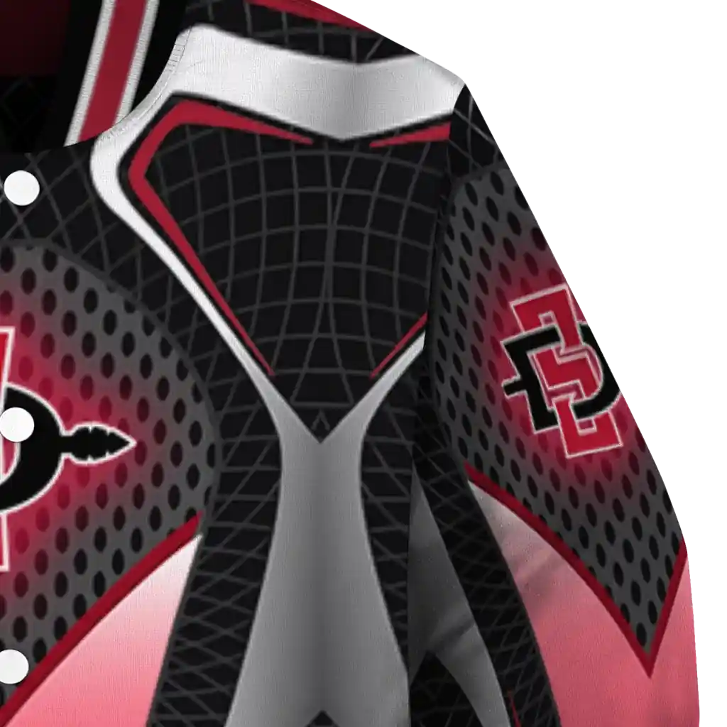 customized san diego state aztecs mesh chest black varsity jacket premium grade.webp customized san diego state aztecs mesh chest black varsity jacket premium grade.webp