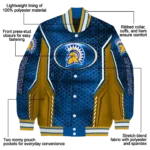 customized san jose state spartans power plate blue varsity jacket best selling.webp