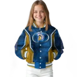 customized san jose state spartans power plate blue varsity jacket best selling.webp