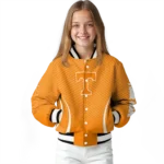 customized tennessee volunteers chevron arrow orange varsity jacket best selling.webp