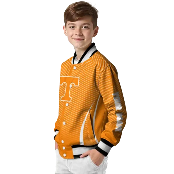 customized tennessee volunteers chevron arrow orange varsity jacket trendy.webp