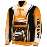 customized tennessee volunteers mesh effect orange black varsity jacket best selling.webp