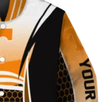 customized tennessee volunteers mesh effect orange black varsity jacket best selling.webp