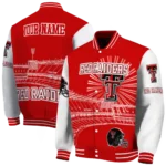 customized texas tech red raiders ferris arena red white varsity jacket best selling.webp