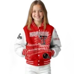 customized texas tech red raiders ferris arena red white varsity jacket best selling.webp