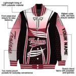 customized troy trojans mesh effect red black varsity jacket best selling.webp