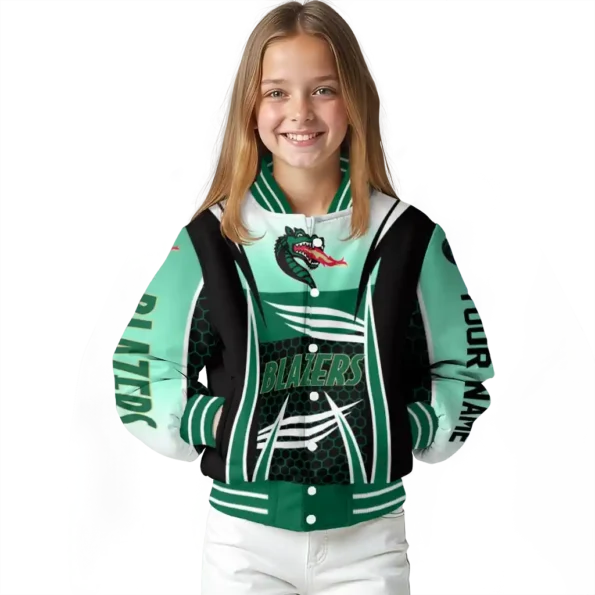 customized uab blazers mesh effect green black varsity jacket top rated.webp