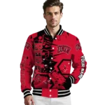 customized unlv rebels hexagon cluster red black varsity jacket best selling.webp