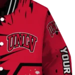 customized unlv rebels hexagon cluster red black varsity jacket best selling.webp