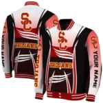 customized usc trojans mesh effect red black varsity jacket best selling.webp