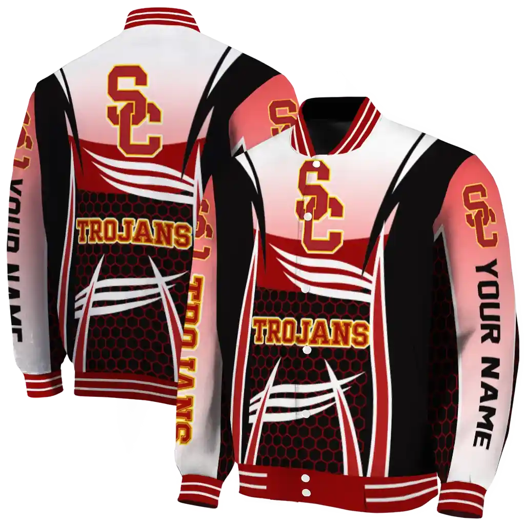 customized usc trojans mesh effect red black varsity jacket fashion forward.webp customized usc trojans mesh effect red black varsity jacket fashion forward.webp