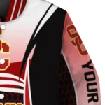 customized usc trojans mesh effect red black varsity jacket best selling.webp