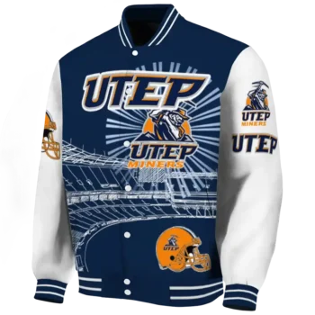 customized utep miners ferris arena blue white varsity jacket best selling.webp