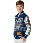 customized utep miners ferris arena blue white varsity jacket best selling.webp