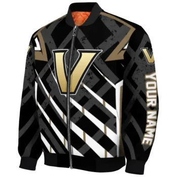 customized vanderbilt commodores chevron angles black bomber jacket best selling