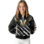 customized vanderbilt commodores chevron angles black bomber jacket best selling