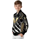 customized vanderbilt commodores chevron angles black bomber jacket best selling