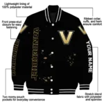customized vanderbilt commodores hexagon cluster black varsity jacket best selling.webp