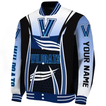 customized villanova wildcats mesh effect navy black varsity jacket best selling.webp