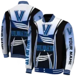customized villanova wildcats mesh effect navy black varsity jacket best selling.webp