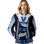 customized villanova wildcats mesh effect navy black varsity jacket best selling.webp