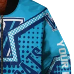 customized villanova wildcats star burst navy bomber jacket best selling