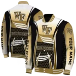 customized wake forest demon deacons mesh effect gold black varsity jacket best selling.webp