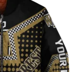 customized wake forest demon deacons star burst gold bomber jacket best selling