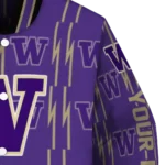 customized washington huskies bolt stripe purple varsity jacket best selling.webp