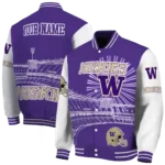 customized washington huskies ferris arena purple white varsity jacket best selling.webp