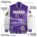 customized washington huskies ferris arena purple white varsity jacket best selling.webp