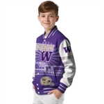 customized washington huskies ferris arena purple white varsity jacket best selling.webp