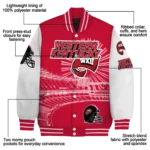 customized western kentucky hilltoppers ferris arena red white varsity jacket best selling.webp