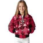 customized western kentucky hilltoppers pyramid shapes red bomber jacket best selling