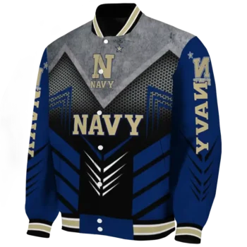 navy midshipmen arrow layer blue black varsity jacket best selling.webp