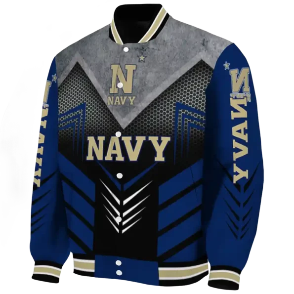 navy midshipmen arrow layer blue black varsity jacket best selling.webp
