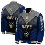 navy midshipmen arrow layer blue black varsity jacket best selling.webp