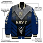 navy midshipmen arrow layer blue black varsity jacket best selling.webp