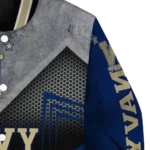 navy midshipmen arrow layer blue black varsity jacket best selling.webp