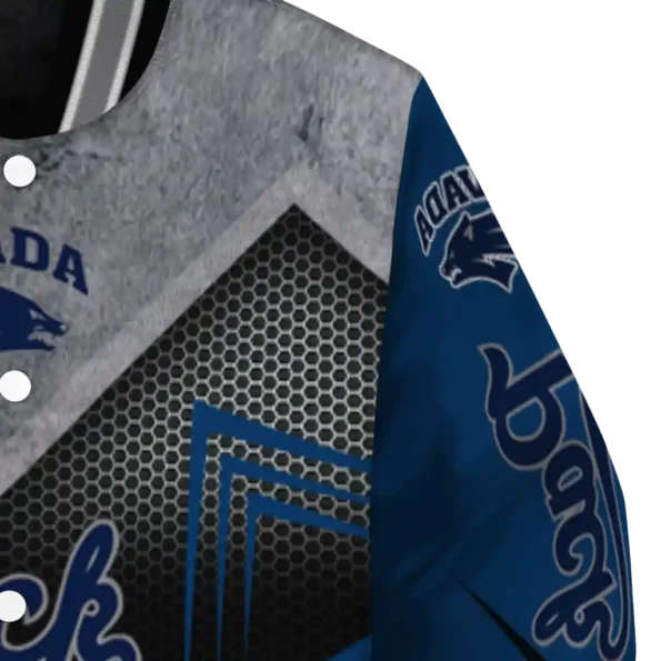 nevada wolf pack arrow layer blue black varsity jacket premium grade.webp