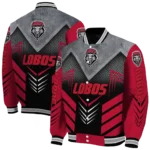 new mexico lobos arrow layer red black varsity jacket best selling.webp