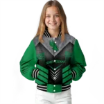 north texas mean green arrow layer green black varsity jacket best selling.webp