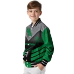 north texas mean green arrow layer green black varsity jacket best selling.webp