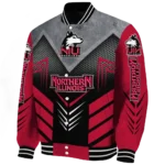northern illinois huskies arrow layer red black varsity jacket best selling.webp