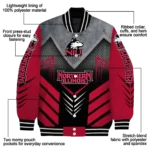 northern illinois huskies arrow layer red black varsity jacket best selling.webp
