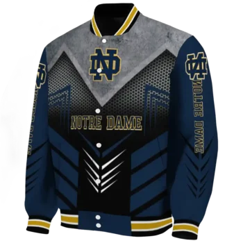 notre dame fighting irish arrow layer navy black varsity jacket best selling.webp