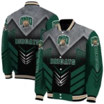 ohio bobcats arrow layer green black varsity jacket best selling.webp