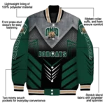 ohio bobcats arrow layer green black varsity jacket best selling.webp